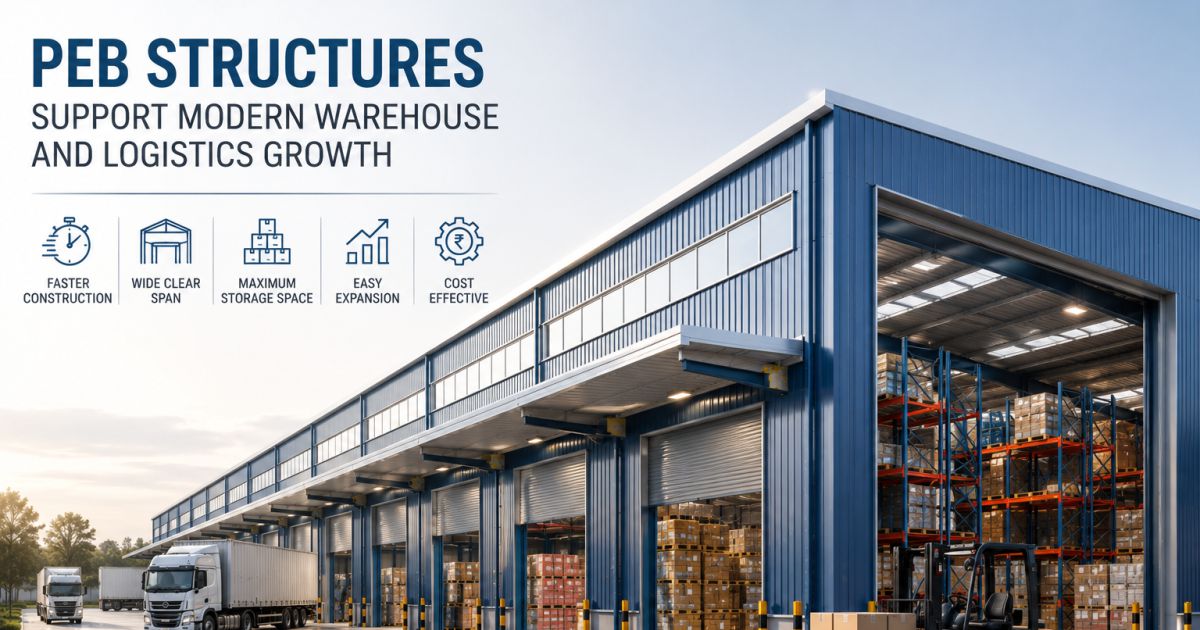 How PEB Structures Support Modern Warehouse and Logistics Growth