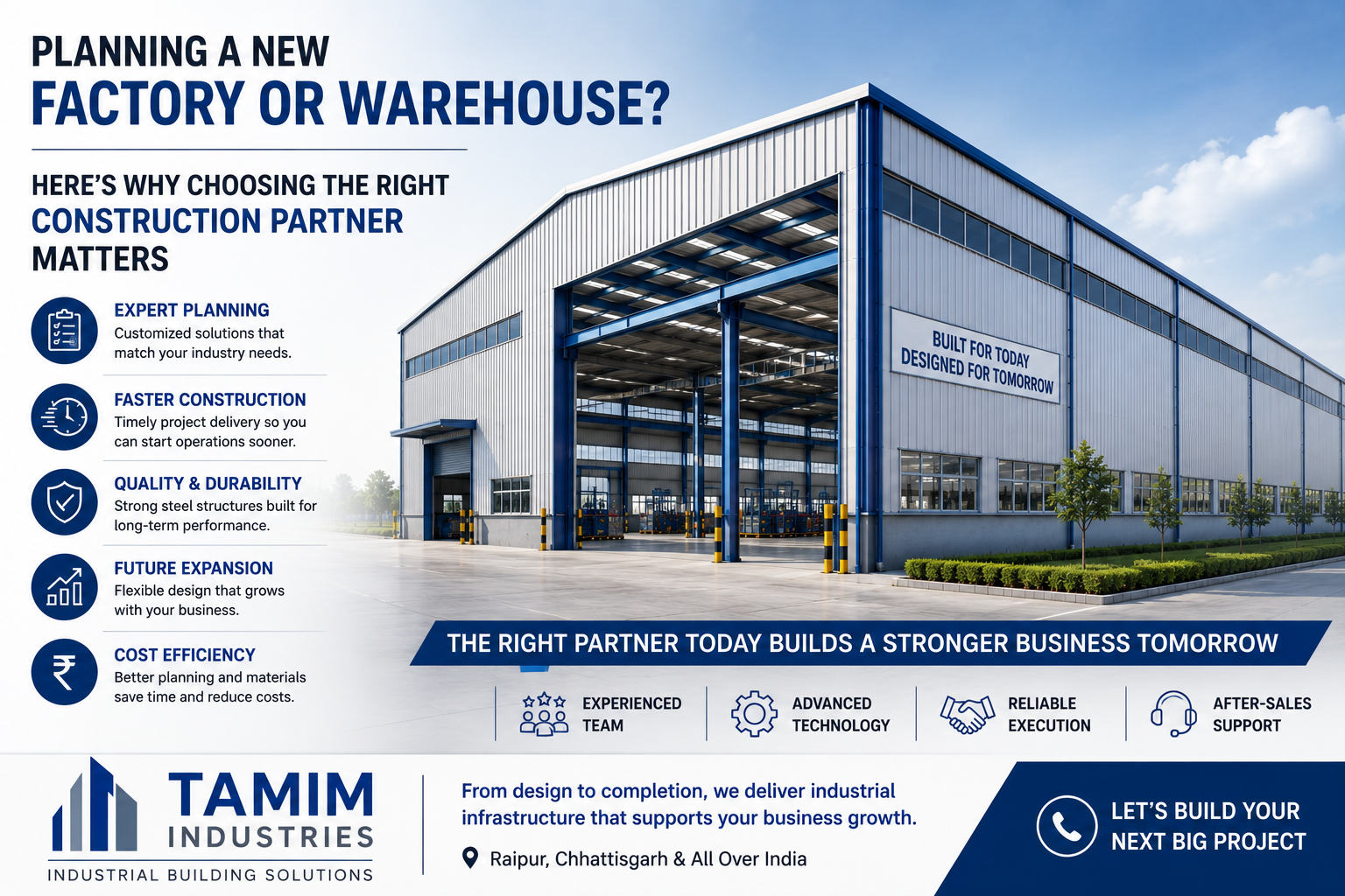 Planning a New Factory or Warehouse? Here’s Why Choosing the Right Construction Partner Matters