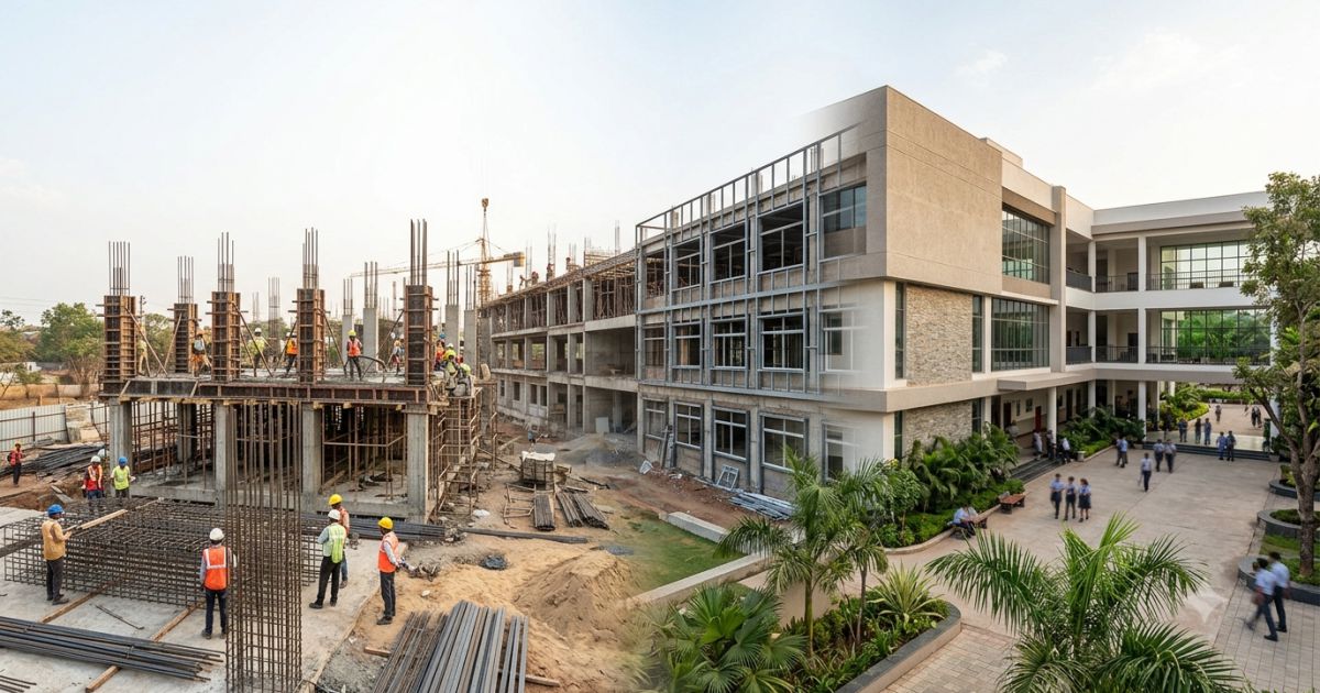 School Building Construction Company in Bhilai | Tamim Industries