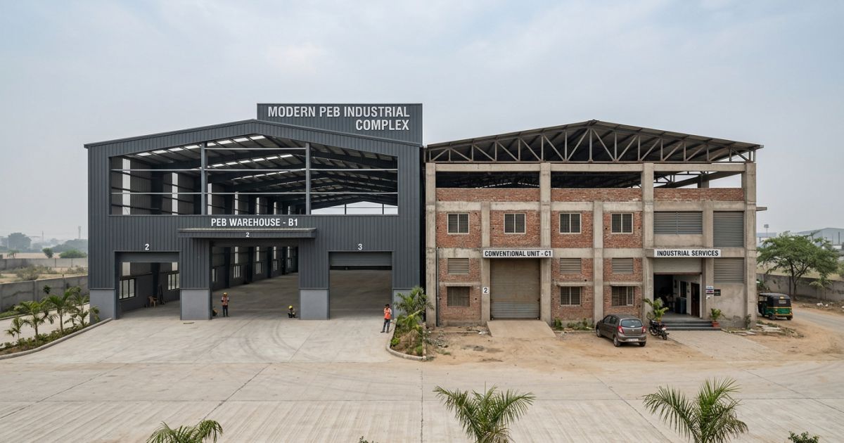 PEB Buildings vs Conventional Construction: Which Is Better for Industrial Projects?